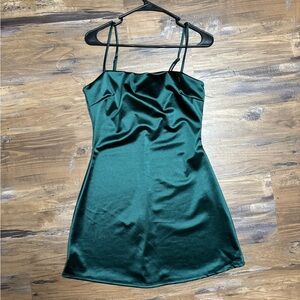 Windsor Short Satin Party Dress - Size L